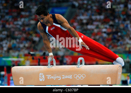 RAJ BHAVSAR USA Olympiastadion Peking CHINA 12. August 2008 Stockfoto