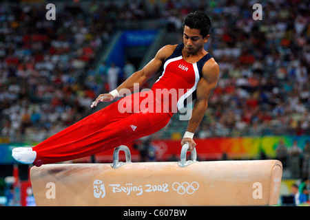 RAJ BHAVSAR USA Olympiastadion Peking CHINA 12. August 2008 Stockfoto