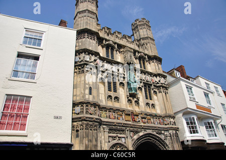 Christuskirche Gateway, Buttermarket, Canterbury, Stadt von Canterbury, Kent, England, Vereinigtes Königreich Stockfoto