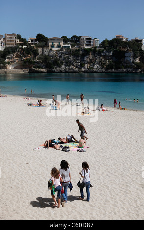 Strand von Porto Cristo, Mallorca, Spanien Stockfoto