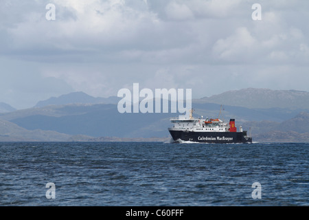 Caledonian MacBrayne Ferry Lord der Inseln von Oban nach den äußeren Inseln zu segeln Stockfoto
