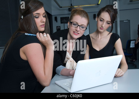 Drei Arbeiter Stockfoto
