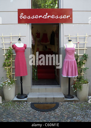 Kleine unabhängige Boutique in Prenzlauer Berg in Berlin Deutschland Stockfoto