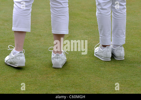 Juniorinnen Schalen in Leamington Spa, Großbritannien Stockfoto