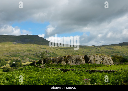 Felsige Landschaft in der Offshore-Valley, South Lakeland, Cumbria, England UK Stockfoto