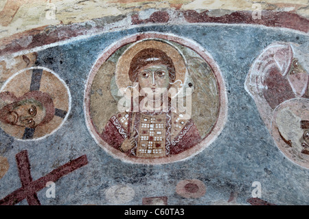 Fresko in der Kirche St. Nikolaus 4. Cent AD Santa Claus Noel Baba Sinterklaas Myra Türkei Stockfoto