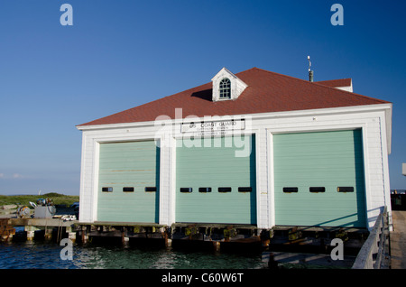 Massachusetts, Elizabeth Islands Cuttyhunk. US Coast Guard Station, im Jahre 1964 deaktiviert. Stockfoto