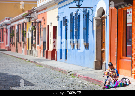 Calle del Arco, Antigua, Guatemala Stockfoto