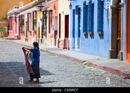 Calle del Arco, Antigua, Guatemala Stockfoto