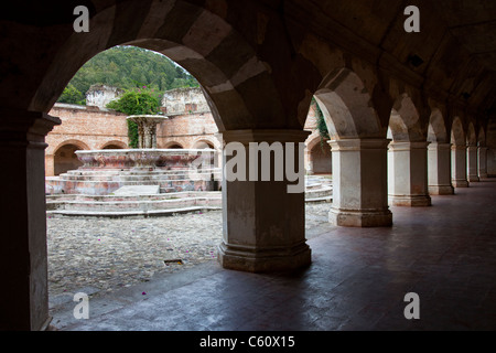 Ruinas La Merced, Antigua, Guatemala Stockfoto