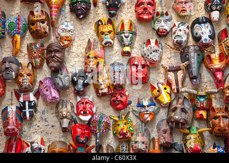 Nim Po't, Souvenir-Shop in Antigua, Guatemala Stockfoto