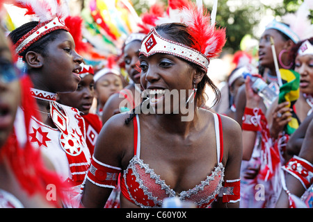 Darsteller bei den 2006 Notting Hill Carnival, London, UK Stockfoto