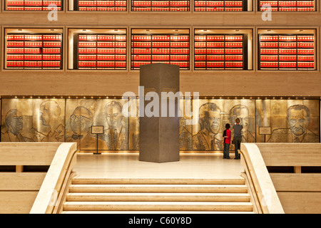 Die große Halle, LBJ Bibliothek. Stockfoto