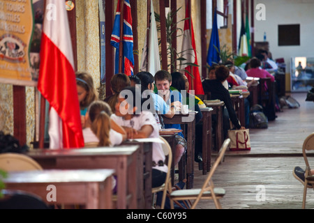 Spanisch Sprachschule in Antigua, Guatemala Stockfoto