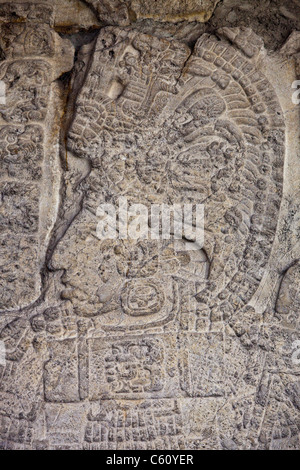 Stella 2, von Maya-Ruinen von Naranjo, nationalen Museum für Archäologie und Ethnologie, Guatemala City, Guatemala Stockfoto