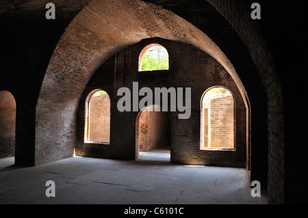 Architektur des Fort Clinch, Fernandina Beach, Florida Stockfoto