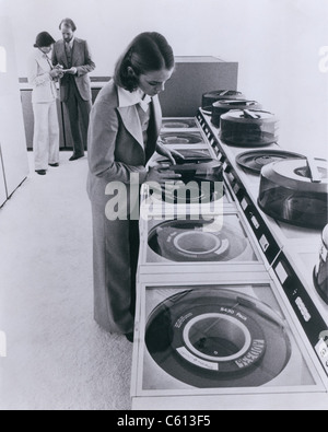 Mainframe-Computer Sperry UNIVAC 90/80 erschien im Jahr 1976 von der Sperry Rand Corporation, mit der IBM System 360 Serie von Großrechnern zu konkurrieren. Stockfoto
