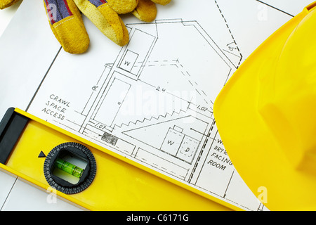 Nahaufnahme von architektonischen Objekten Stockfoto