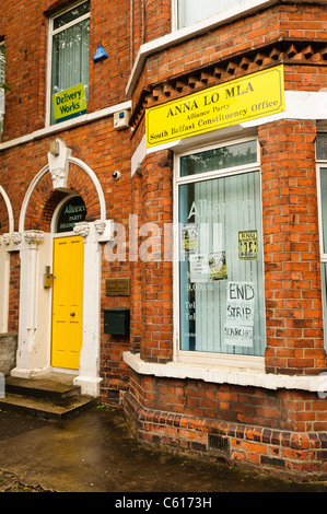 Alliance Party Headquarters, Belfast Stockfoto