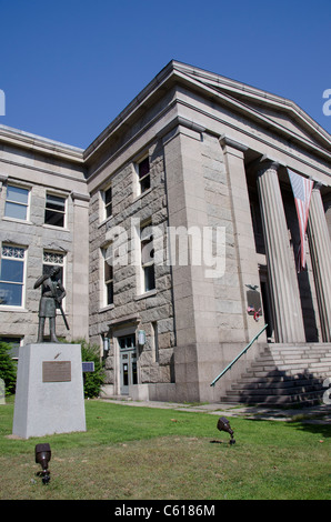 Massachusetts, New Bedford. New Bedford freie öffentliche Bibliothek. Stockfoto