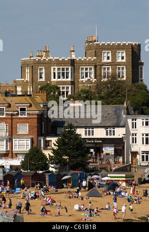 Charles Dickens Bleak House Broadstairs Kent UK. Bleak House Fort Road oberhalb des Viking Bay Beach. Wo Charles Dickens seinen Roman Bleak House 2010 schrieb, HOMER SYKES Stockfoto