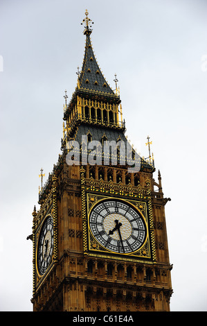 St.-Stephans Turm (Big Ben), über den Houses of Parliament, London Stockfoto