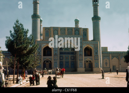 Das 15. Jahrhundert große Moschee oder Masjid-e Jami (Freitagsmoschee), Herat, Afghanistan, 1974 Stockfoto