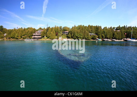 Schiffbruch erleiden Sie "Gewinnspiel" in der großen Wanne Harbour, Tobermory, Georgian Bay, Ontario Kanada Stockfoto