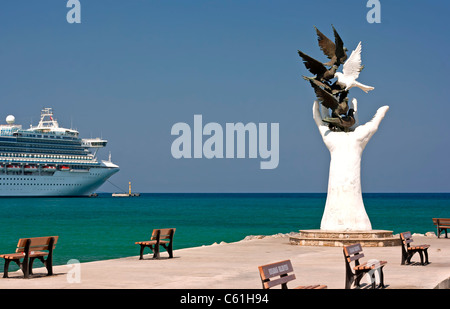 Star Princess cruise Schiff festgemacht in Kusadasi Türkei Stockfoto