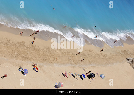 Egremni Strand, Insel Lefkada, Griechenland Stockfoto