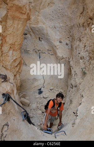 Israel, Vardit Canyon in der Negev-Wüste Stockfoto