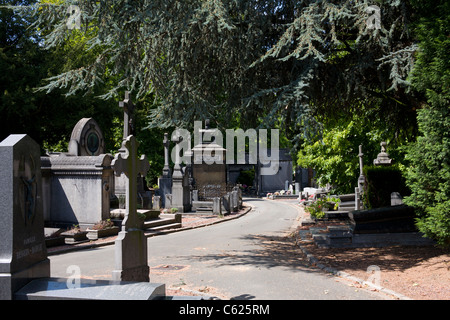 Cimetière de l ' est, Lille, Nord-Pas-de-Calais, Frankreich Stockfoto