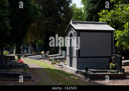 Cimetière de l ' est, Lille, Nord-Pas-de-Calais, Frankreich Stockfoto