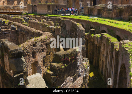 Innenraum des Kolosseums, Rom, Italien Stockfoto