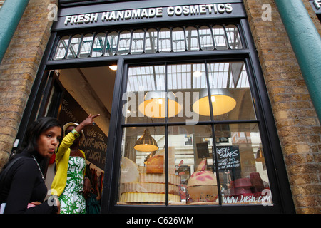 Die üppigen Shop in Covent Garden, London, England, UK Stockfoto