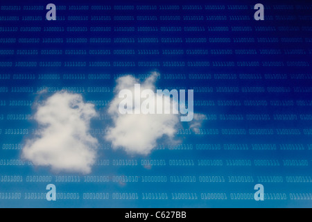 Cloud-computing-Konzept Stockfoto