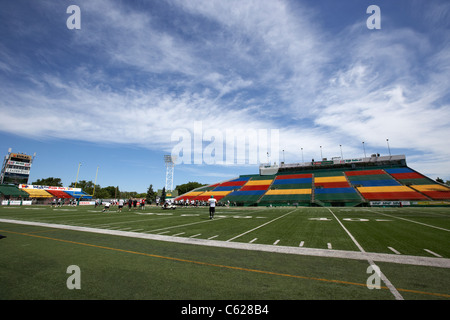 Saskatchewan ehemaliger Pre Season Training Mosaik Stadion Taylor Feld Regina Kanada Stockfoto