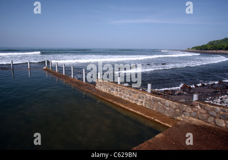 Gezeitentümpel. Stockfoto