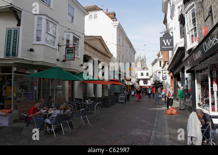 Die Stadt Fisch Bar St Margarets Straße Canterbury Kent Stockfoto