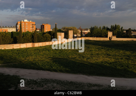 Wand von ALCALA DE HENARES (13 th). Spanien Stockfoto