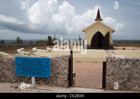 Alto Vista katholische Kapelle, Noord, Aruba, Niederländische Karibik Stockfoto