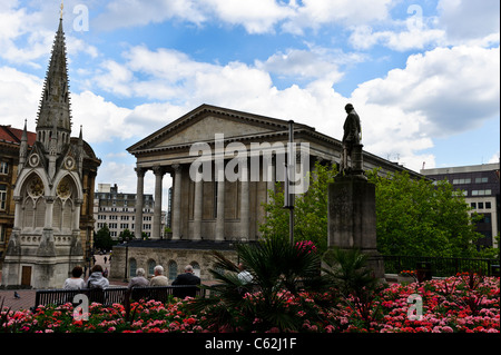 Birmingham Rathaus und Clock Tower in Chamberlain Quadrat.  Bild von Julie Edwards Stockfoto