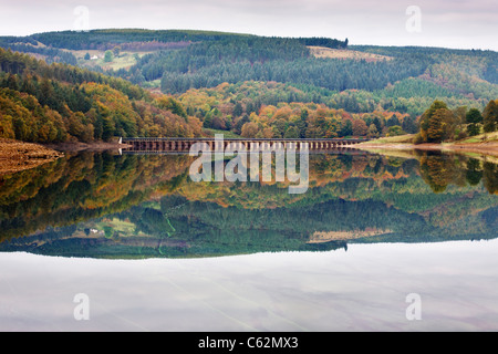 Ladybower Vorratsbehälter, Derbyshire, England Stockfoto