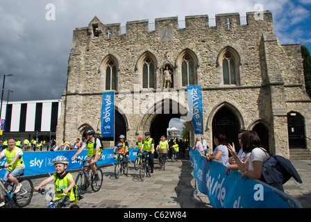 Die Bargate an der Southampton Sky Ride 2011 Stockfoto