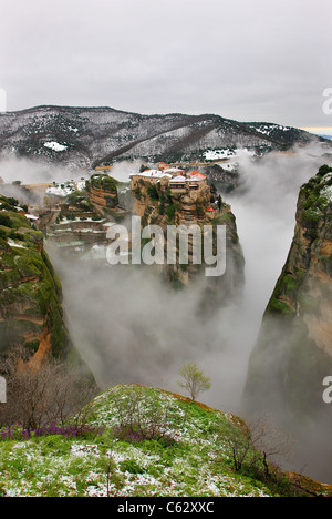 Varlaam Kloster in Meteora, Griechenland Stockfoto