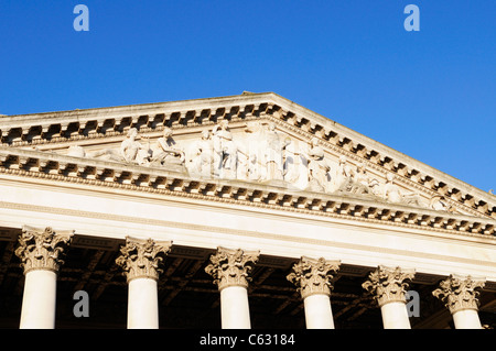 Fitzwilliam Museum Fassade Detail, Trumpington Street, Cambridge, England, UK Stockfoto