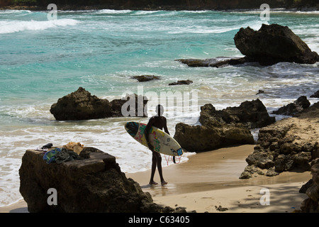 Boston Bay in Port Antonio, Jamaika Stockfoto