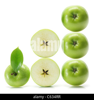 Granny Smith Äpfel Stockfoto