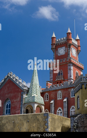 der Palacio Nacional da Pena, Sintra, Distrito de Lisboa, Portugal Stockfoto