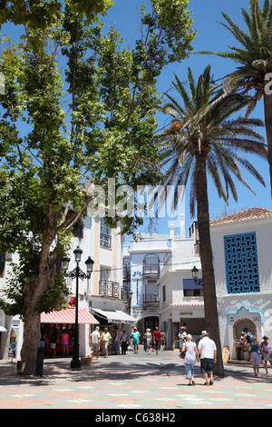 Zentrum von Nerja. Spanien Stockfoto